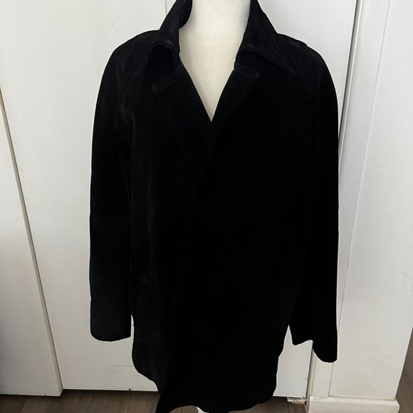 Margaret Godfrey Vintage Black Suede Jacket – 90’s Classic - Picture 2 of 6